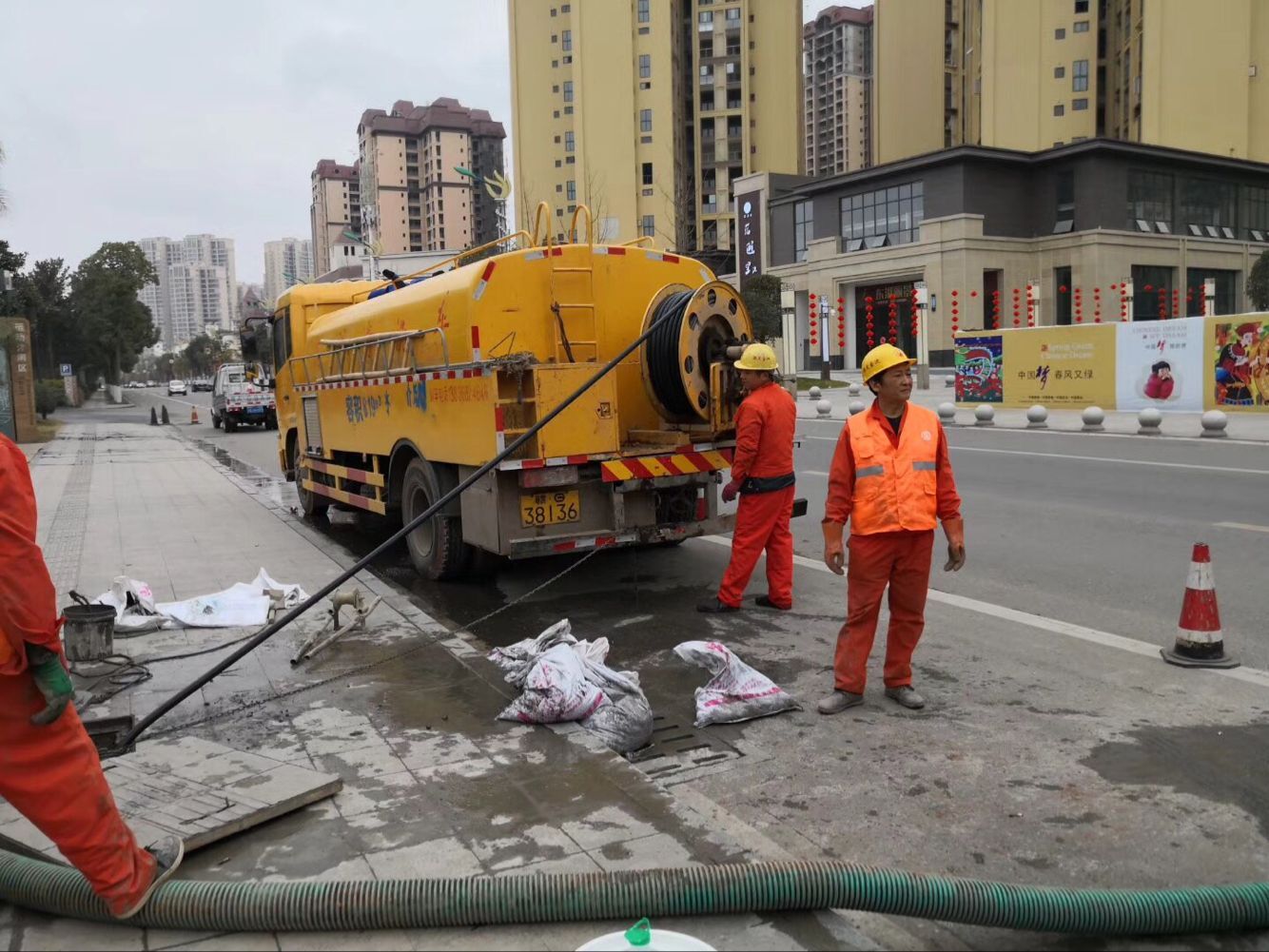南部排污管道清淤-管道清洗