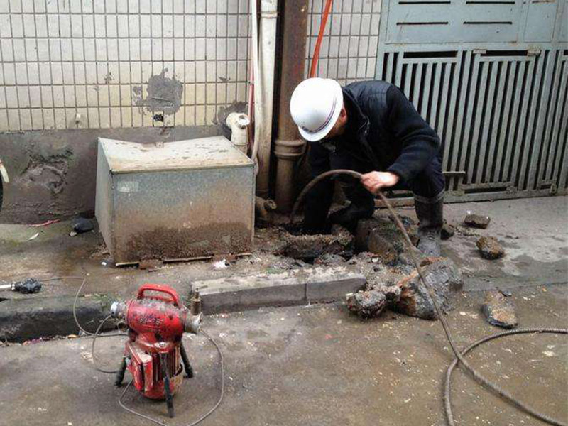 南部疏通下水道-洗菜池疏通